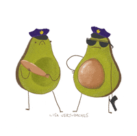 Police Animated Gif GIF by Lisa Vertudaches