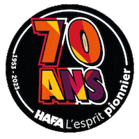 Birthday Anniversaire Sticker by HAFA