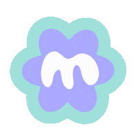 Rainbow Flower Sticker