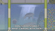 manatee swimming GIF by South Park 