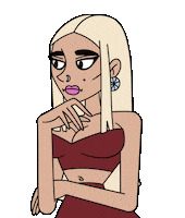 Girl Wow Sticker
