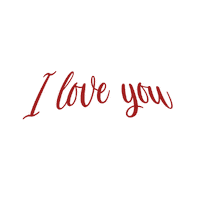 I Love You Sticker by Raveloteca;