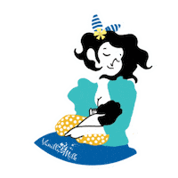 vanillamilk_fr maman allaitement mom to be vanilla milk Sticker