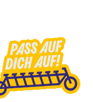 Bike Tandem Sticker by Changing Cities