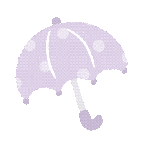 Umbrella 傘 Sticker by fuwakuma.yuco