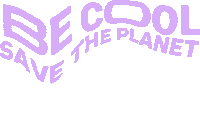 Be Cool Earth Sticker by Bluehouse World