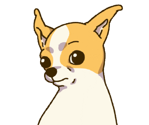 Animation Dog Sticker