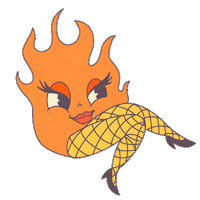 Happy Fire Sticker