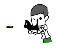 cat shooting Sticker by nothingwejun