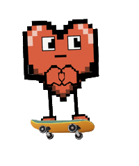 8-Bit Love Sticker by GT8Studios