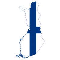nordicbridges flag finland finnish nordic Sticker