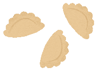 Christmas Dumplings Sticker by drawzdek