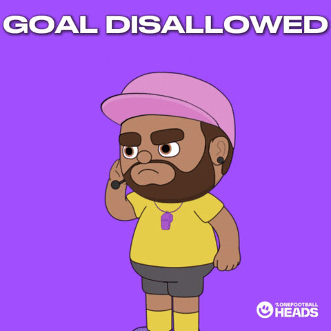 Referee Var GIF by OneFootball Heads
