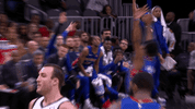 celebrate detroit pistons GIF by NBA