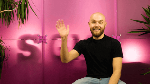 Happy Wave GIF by Sleeping Giant Media