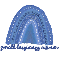 Small Business Owner Rainbow Sticker
