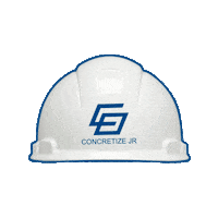 ConcretizeJr obra engenharia construcao capacete Sticker