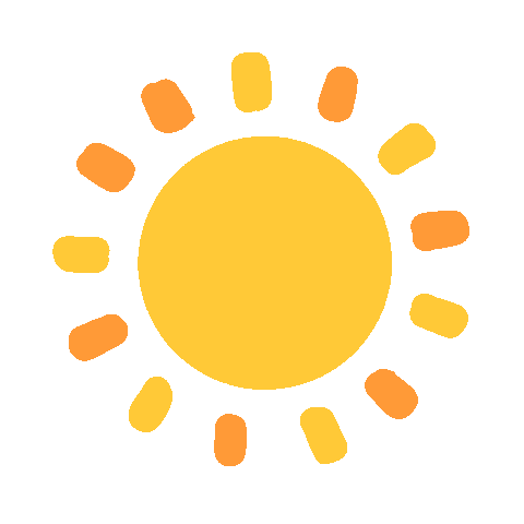 Happy Sun Sticker