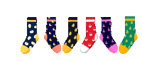 Nerd Socks Sticker by Pampling