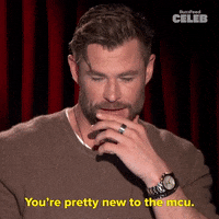 Chris Hemsworth Marvel GIF by BuzzFeed