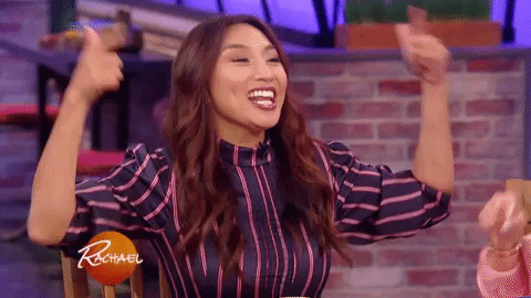 Talk Show Reaction GIF by Rachael Ray Show