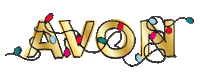 christmas lights Sticker by Avon