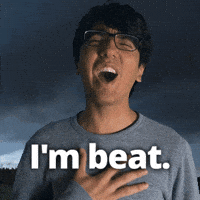 Tired Beat GIF