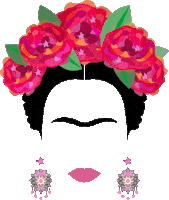 TOOCOOLFORFUR fashion pink star frida Sticker