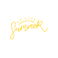 Summer Text Sticker