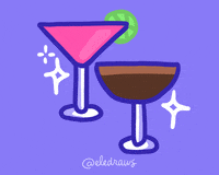 New Year Love GIF by Eledraws (Eleonore Bem)