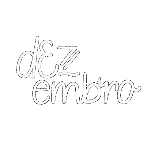 Lettering December Sticker