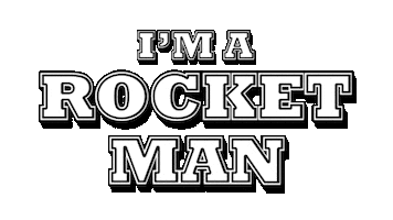 Rocket Man Sticker by Elton John