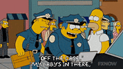 Episode 4 Officer Lou GIF by The Simpsons