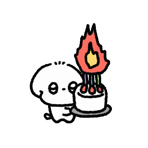 malaeng giphyupload dog celebration birthday Sticker