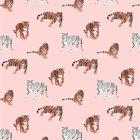 White Tiger Art GIF by katdrawsit
