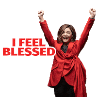 Happy Thank God Sticker by Merry Riana