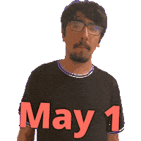 May 1 Sticker