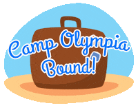 Traveling Summer Camp Sticker by Camp Olympia