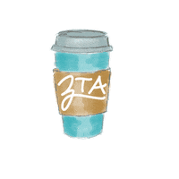 Coffee Sorority Sticker by ztafraternity