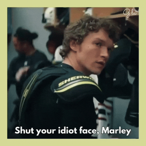 Marley Shut Your Face GIF