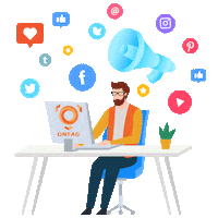 Speak Social Media Sticker by Ontag