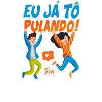 Pulando Sticker by Teen Mentors