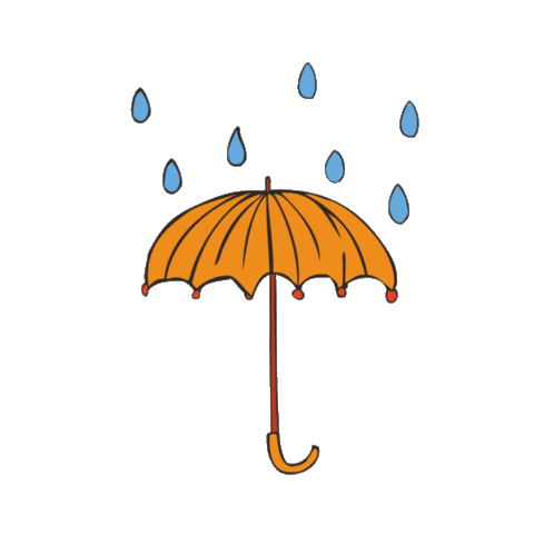 DeWolven giphyupload rain regen klimaatklaar Sticker