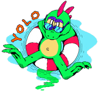 Chill Yolo Sticker by Originals