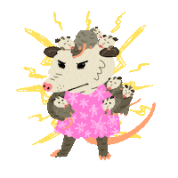 Screaming Summer Love Sticker by Percolate Galactic