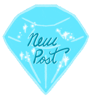 New Post Sparkle Sticker