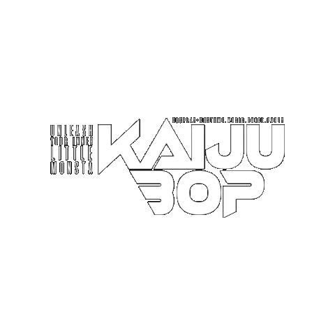 kaijubop cosplay kaiju bop kaijubop Sticker