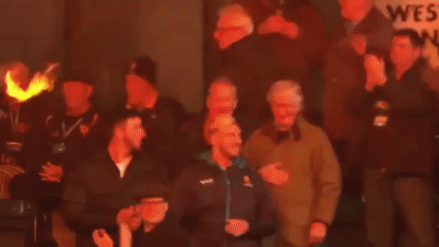 fire fans GIF by Worcester Warriors