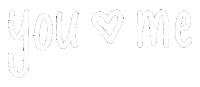 You Me Love Sticker