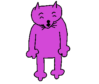 Drunk Cat Sticker by Mekamee